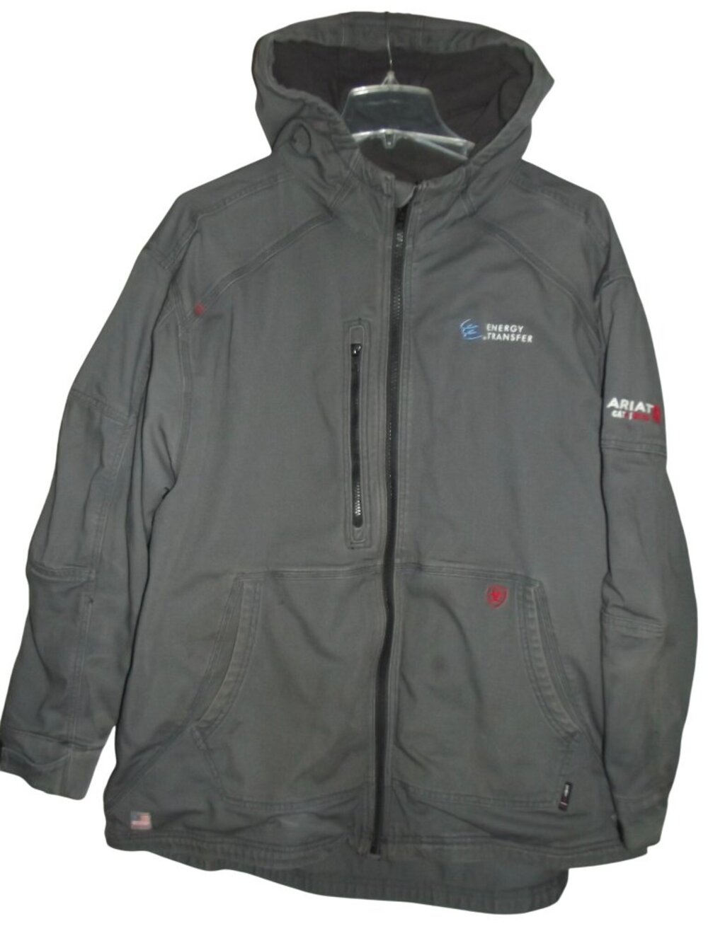Ariat Jacket Mens 3XL Gray Flame Resistant DuraLight Stretch Canvas personalized